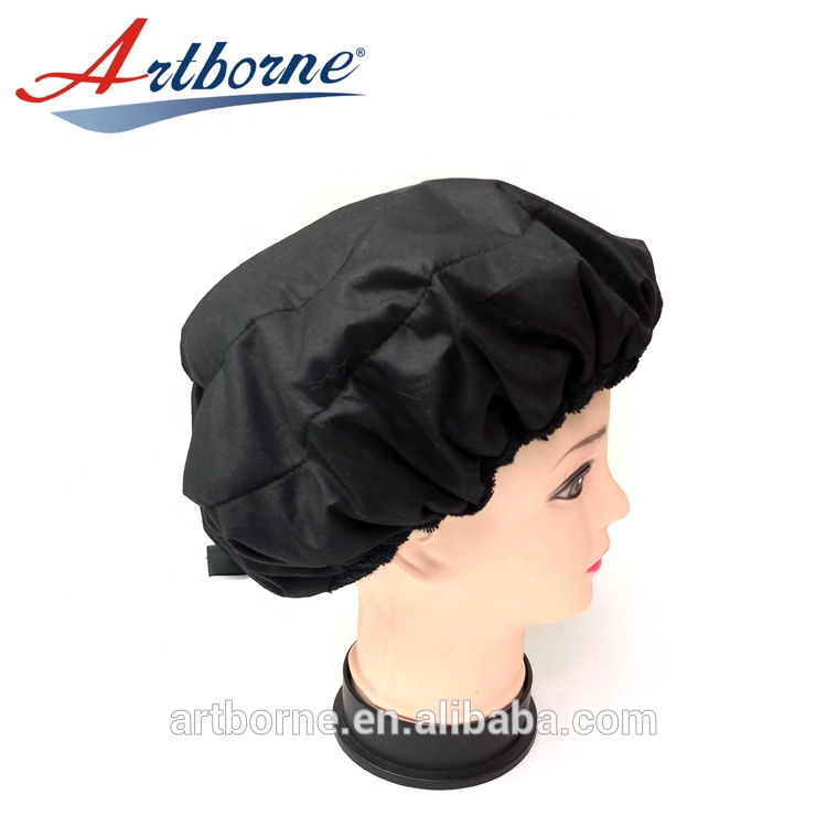 Natural flaxseed linseed microwavable heating conditioning hair care mask cap bonnet deep conditioning heat cap hair care cap 3