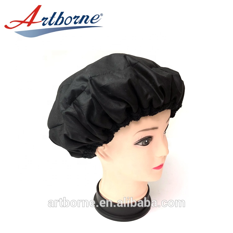 Natural flaxseed linseed microwavable heating conditioning hair care mask cap bonnet deep conditioning heat cap hair care cap 2