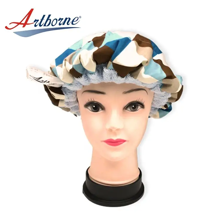 Natural flaxseed linseed microwave heat conditioning salon hair care mask cap bonnet hair care cap flaxseed cap hair steamer 1