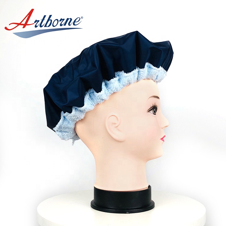 Natural flaxseed linseed microwavable heat cap thermal condition steaming salon hair care mask cap bonnet hair care cap 2