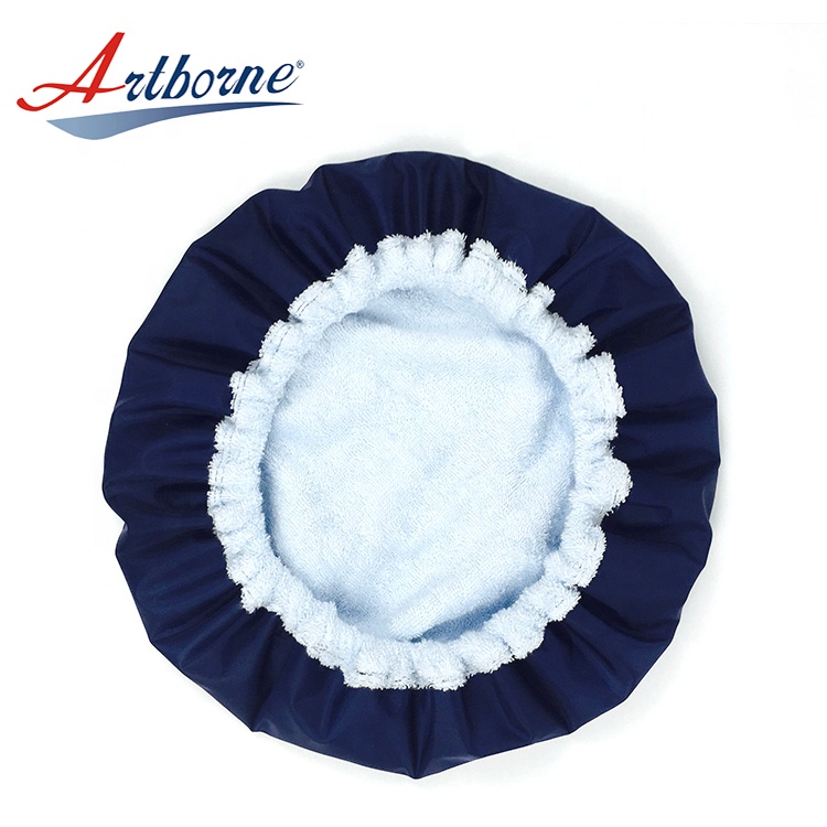 Natural flaxseed linseed microwavable heat cap thermal condition steaming salon hair care mask cap bonnet hair care cap 3