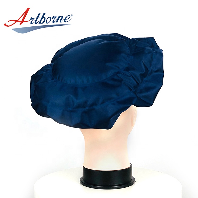 Natural flaxseed linseed microwavable heat cap thermal condition steaming salon hair care mask cap bonnet hair care cap 4