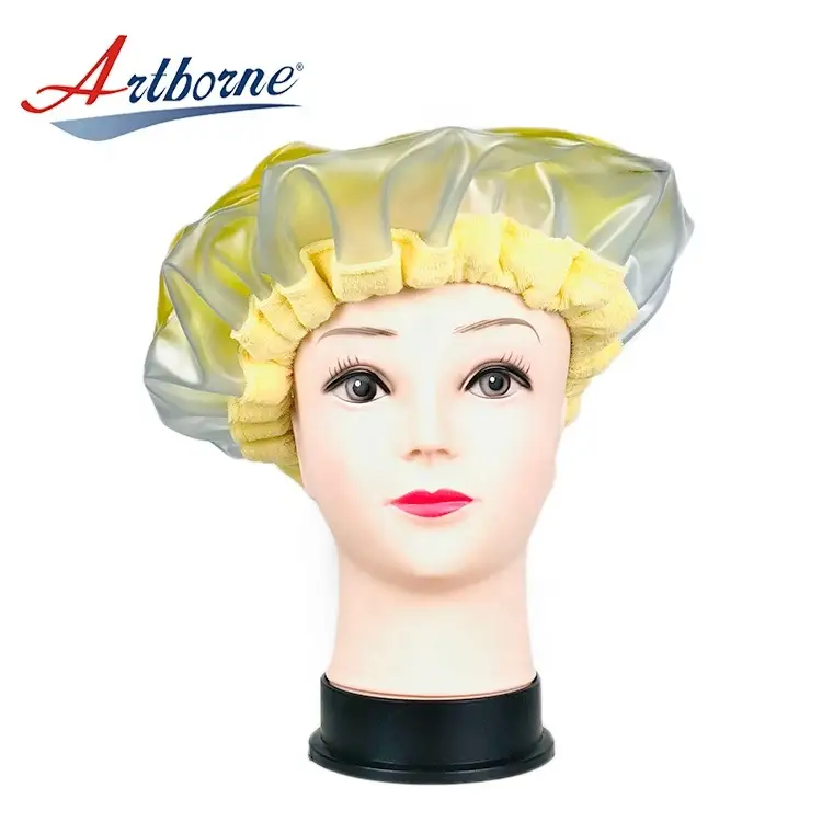 cordless click instant heat Thermal condition steaming hair care mask cap bonnet 1