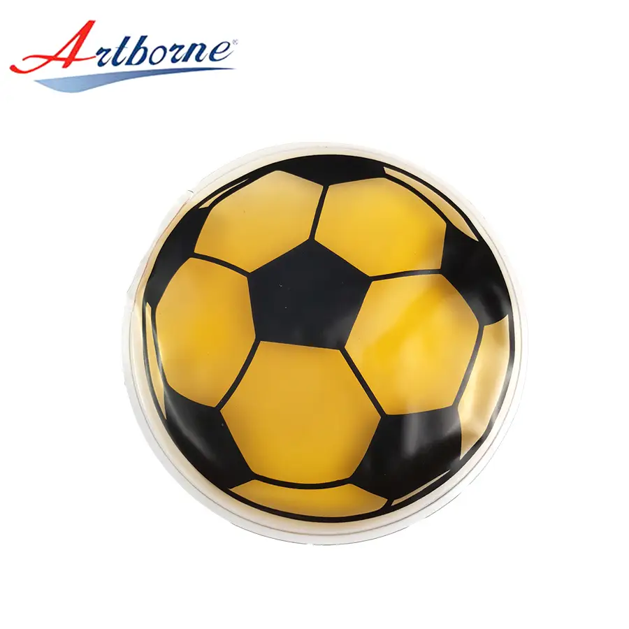 Round Shape Gel Ice Pack Reusable Hand Warmer Hot Cold Pad Football Shaped Custom Gel Ice Pack 1
