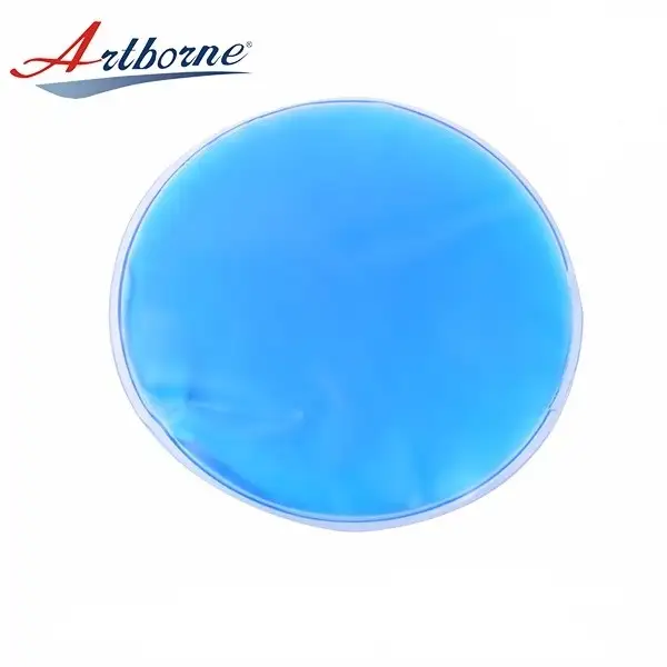 Wholesale Round Reusable Gel Ice Pack Hand Warmer Hot Cold Pad Round Shaped Custom Gel Ice Pack for Health Care 1