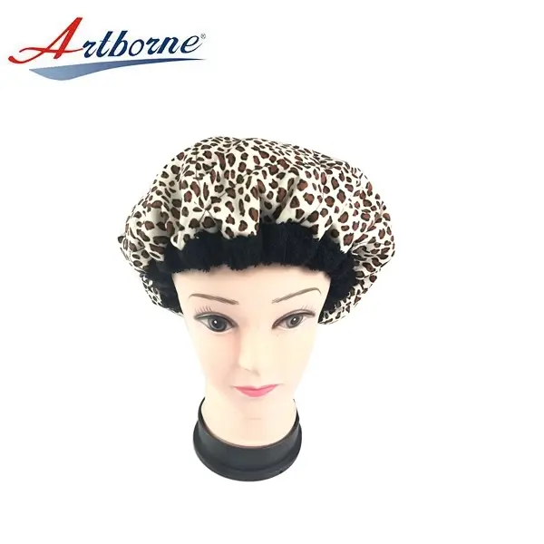 Natural flaxseed linseed cap microwavable heat thermal deep conditioning heat cap hair steaming cap hair care mask cap bonnet 1