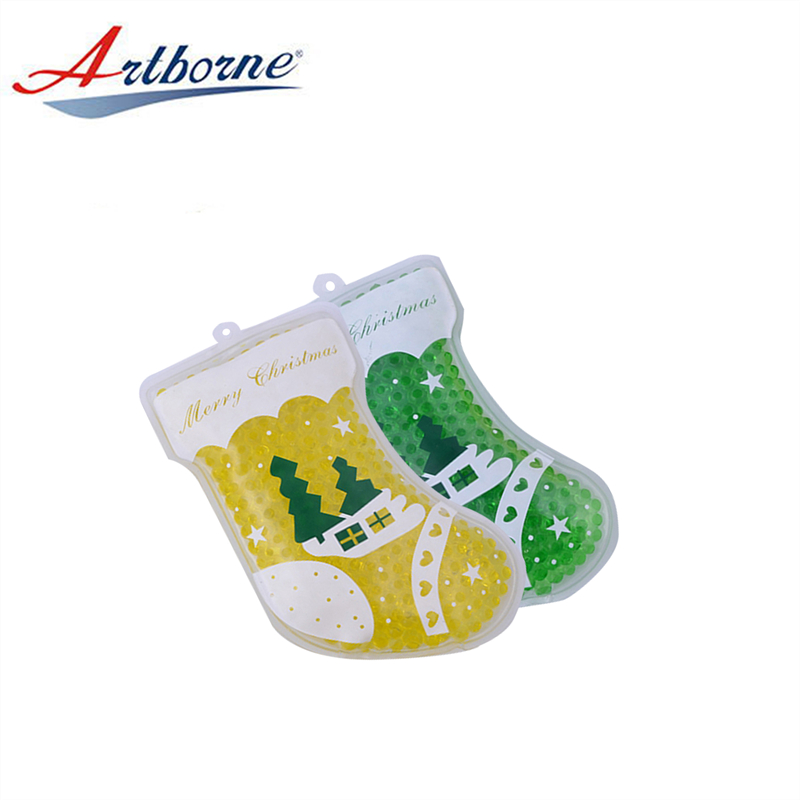 Microwave reusable custom cooling gel bead hot cold pad christmas gifts for kids gel ice packs 2