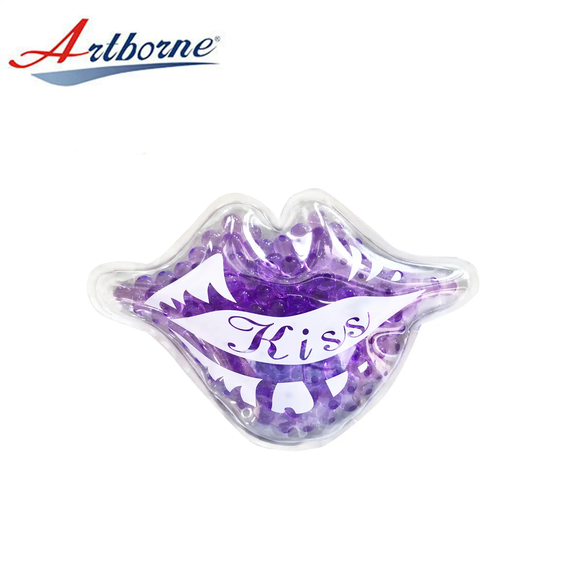 High Quality Ice Gel Beads Lip Mask Hot Cold Pack for Lip Care Gel Bead Ice Lip Kiss Shape Cold Reusable Cold Pack 1
