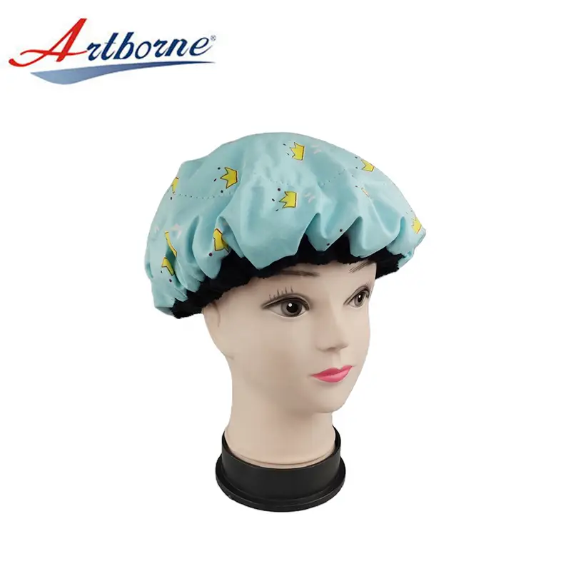 Natural flaxseed linseed microwave heat conditioning salon hair care mask cap bonnet deep conditioning heat cap hair steamer 1