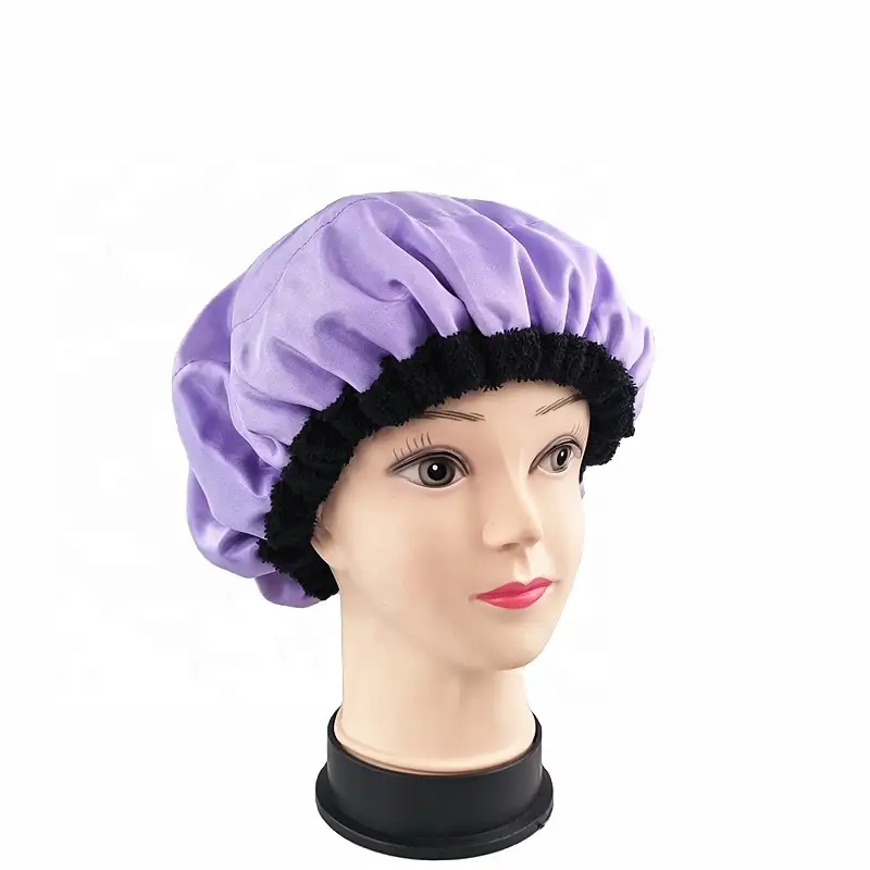 Natural flaxseed linseed microwavable heat conditioning hair care mask cap bonnet flaxseed linseed heat cap deep conditioning heat cap 1