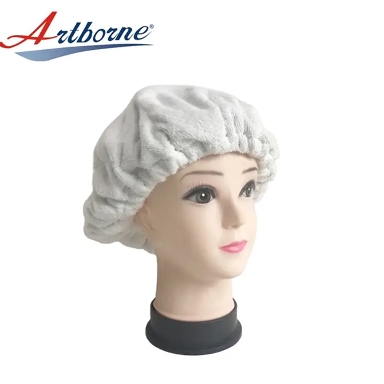 Home use deep conditioning heat cap microwavable microwave heated heating hair care treatment flaxseed linseed Heat hot vap bonnet hat 1