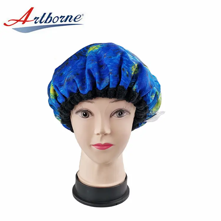Deep Conditioning Heat Cap Microwave Heated Hair Cap Hair care Treatment Flaxseed Linseed Heat Cap 1