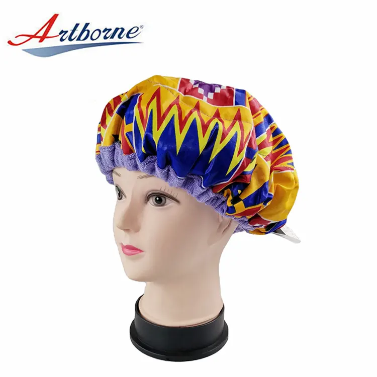 Artborne custom ladies shower cap company for lady 6