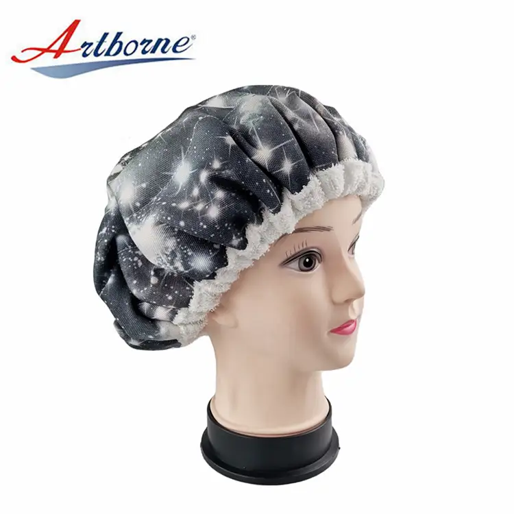 Natural flaxseed gel linseed microwavable heat Thermal Cordless Deep Conditioning Heat Linseed Capsalon hair care cap bonnet cap 1