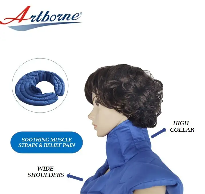 Custom microwavable pain relief heat pack wrap heating pad for shoulder and neck pain relief hot compress pad 1