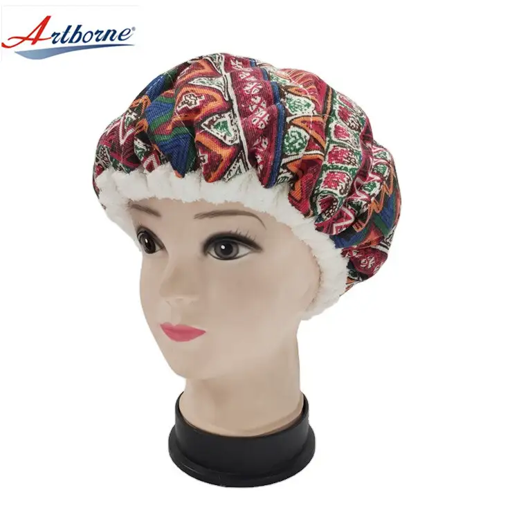 Deep Conditioning Heat Cap Hair Styling and Treatment Steam Cap | Heat Therapy and Thermal Spa Hair Steamer Flaxseed Hair Cap 1