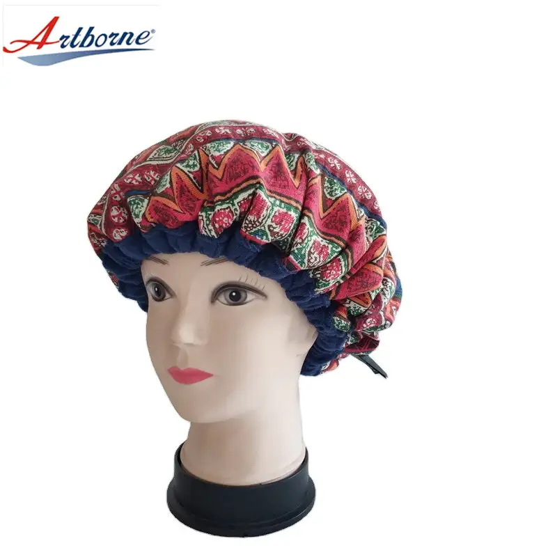 Deep Conditioning Hair Heat Cap Styling Treatment Steam Heat Therapy Thermal Spa Hair Steamer Clay Bead Hair Cap Bonnet Cap 1
