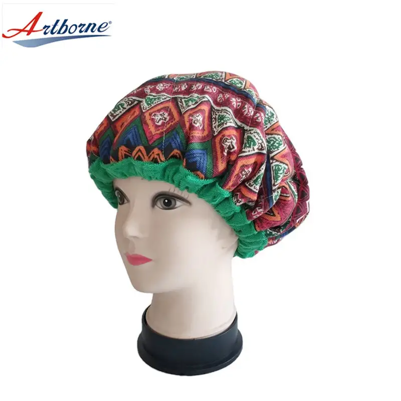 Clay Bead Gel Faxseed Microwave Heat hot Therapy deep Conditioning Thermal salon steam Hair care treatment Mask hat bonnet Cap 1
