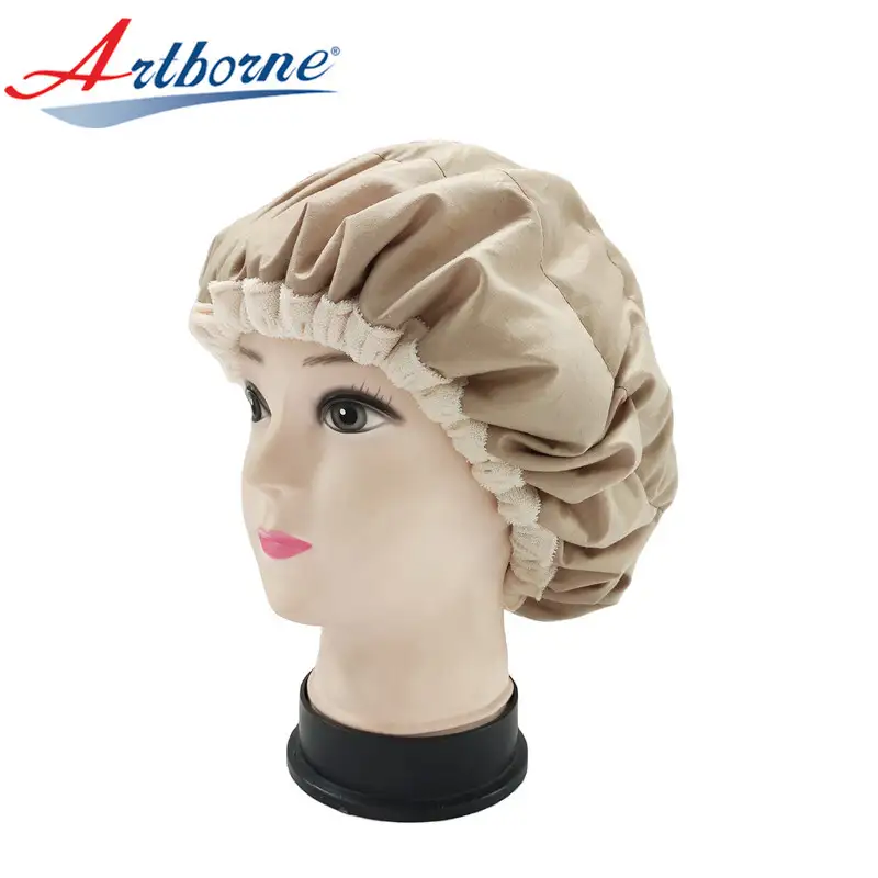 Flaxseed Gel Deep Conditioning Heat Cap Safe Microwave Hot Cap for Natural Curly Textured Hair Care Bonnet Cap Hair Steamer 1