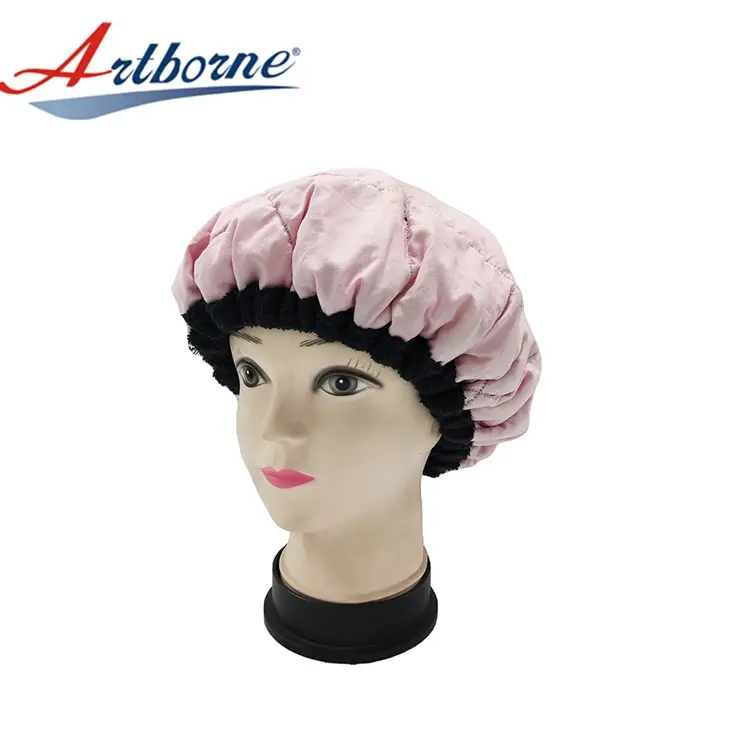 Hair Treatment Cap Heated Salon Cap Flaxseed Microwave Thermal Portable Hair Cap Heat Deep Conditioning Hair Bonnet 1