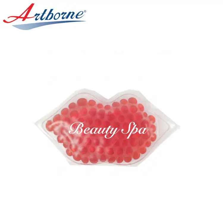 Lip Shape Ice Packs for Clinic with Customized Logo and Gel Color Ice Pack for Lip Filler Lip Ice Gel pack 1