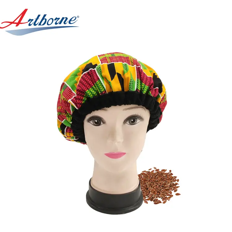 Haircare Reusable Cordless Microwavable Steam Cap Hair Steamer Thermal Flaxseed Caps Deep Conditioning Heat Cap 1