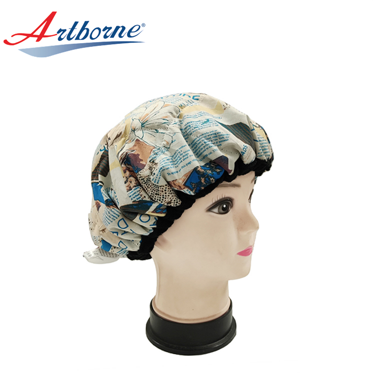 Deep Conditioning Heat Cap Cordless Microwavable Heat Hat for Steaming Hair Styling Cap Heat Therapy Thermal Spa Hair Treatment Cap 2