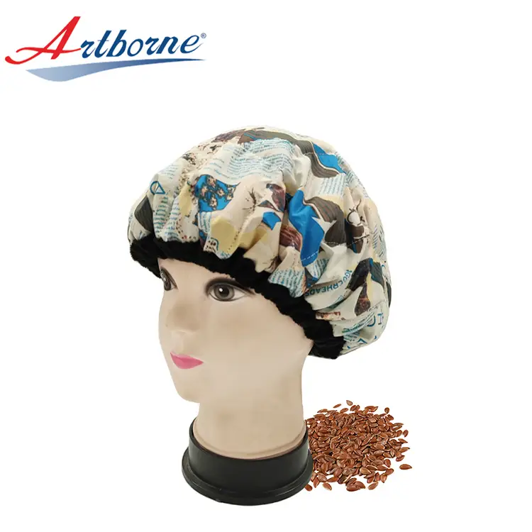 Deep Conditioning Heat Cap Cordless Microwavable Heat Hat for Steaming Hair Styling Cap Heat Therapy Thermal Spa Hair Treatment Cap 1