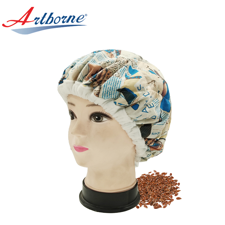 Flaxseed Deep Conditioning Heat Cap Cordless 100% Safe Microwave Hot Cap...