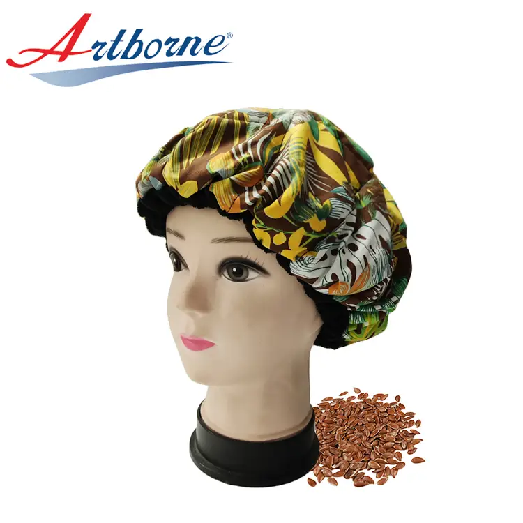 Heat Conditioning Cap Hair Treatment Heat Cap With Flaxseeds Inside Heat Conditioning Cap 1