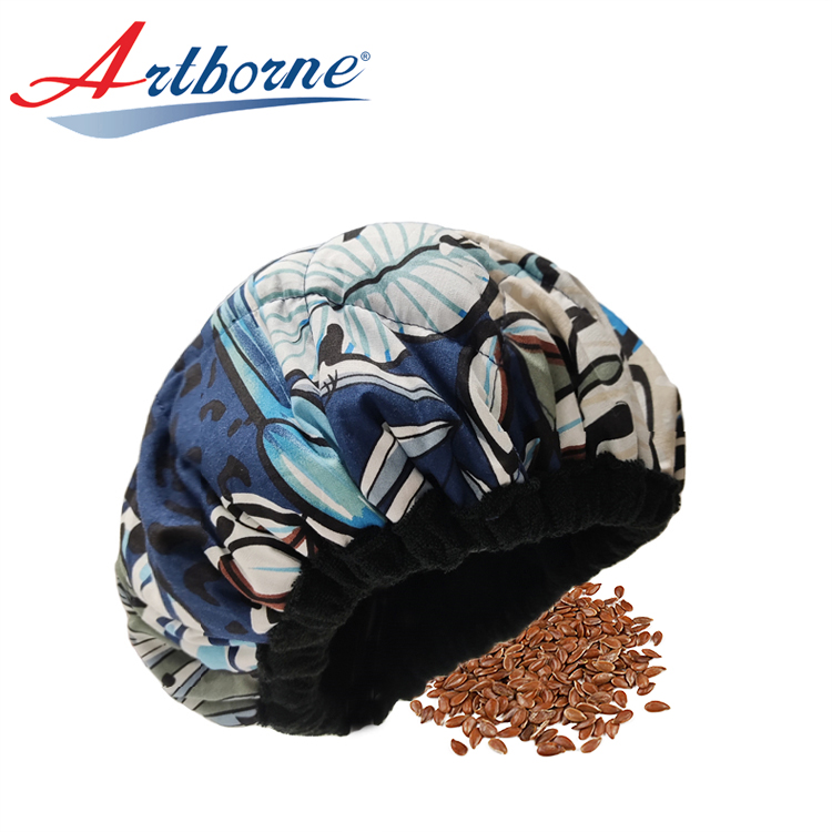 Heat Cap for Deep Conditioning Flaxseed Cap Microwave Heating Hair Steamer for Natural Hair Styling 2