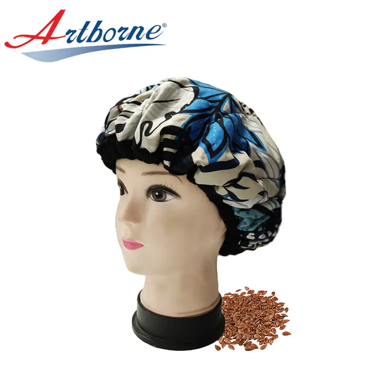 Heat Cap for Deep Conditioning Flaxseed Cap Microwave Heating Hair Steamer for Natural Hair Styling 1