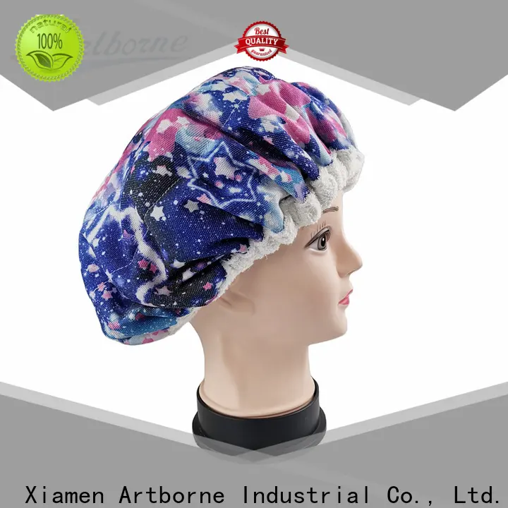 Artborne wholesale hot head thermal conditioning cap suppliers for shower 1