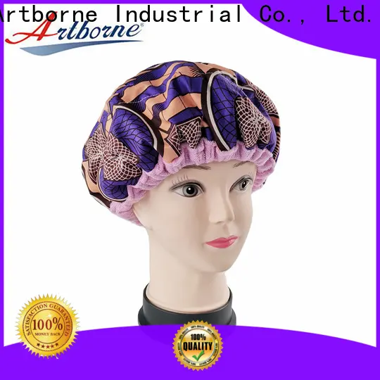 Artborne natural waterproof hair cap factory for shower 1