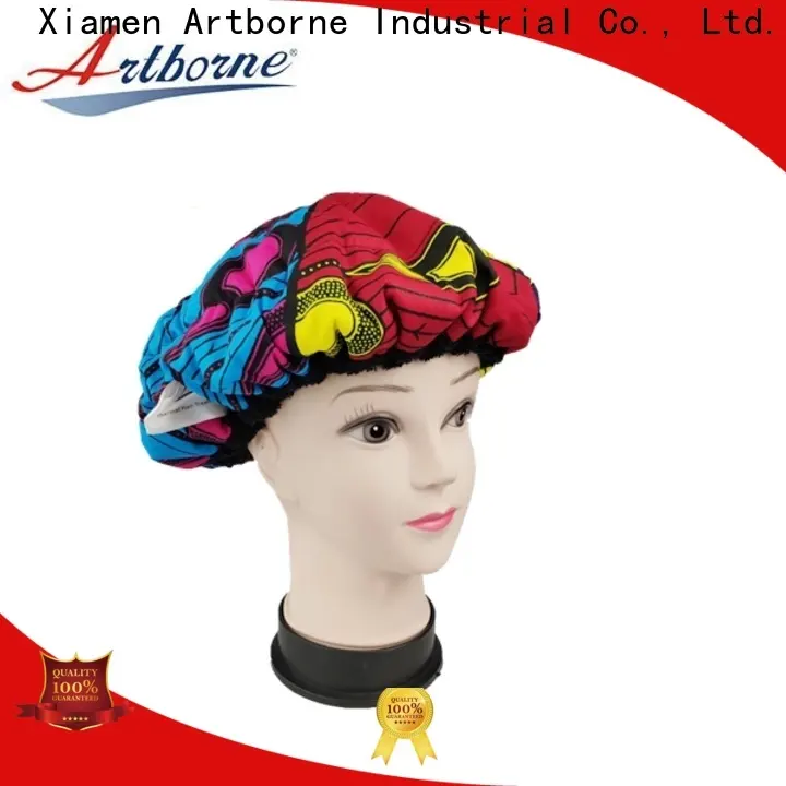 Artborne conditioning satin lined bonnet suppliers for shower 1