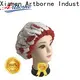 Artborne textured satin hair cap factory for shower 1