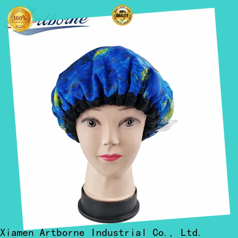Artborne custom satin lined bonnet suppliers for shower 1