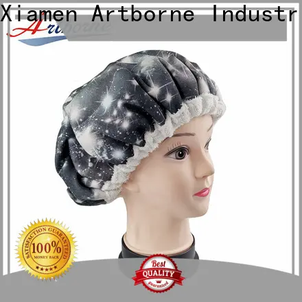 Artborne microwavable waterproof hair cap company for lady 1