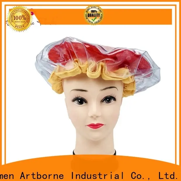 Artborne top microwavable conditioning cap manufacturers for lady 1