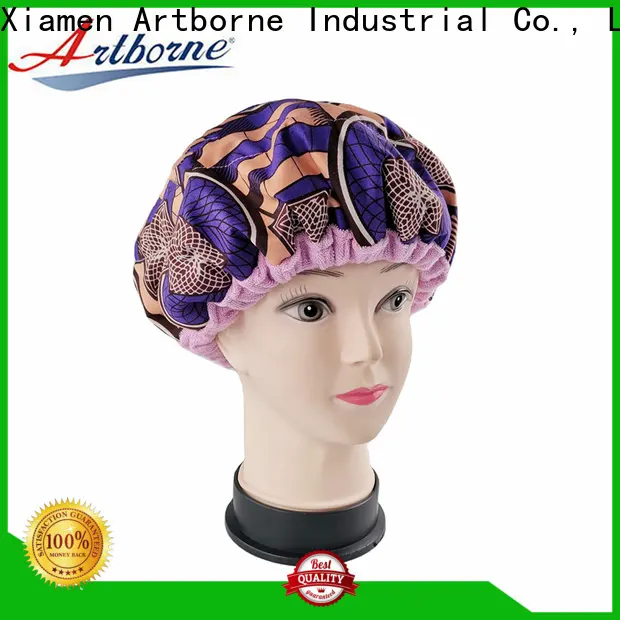 Artborne steaming satin hair cap for business for lady 1
