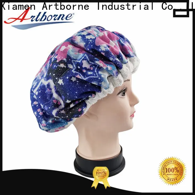 Artborne steaming thermal heat cap for conditioning treatments for business for shower 1