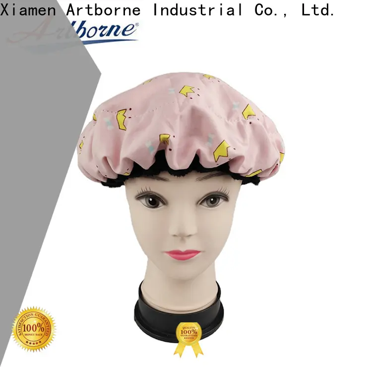 Artborne curly thermal heat cap for conditioning treatments factory for lady 1