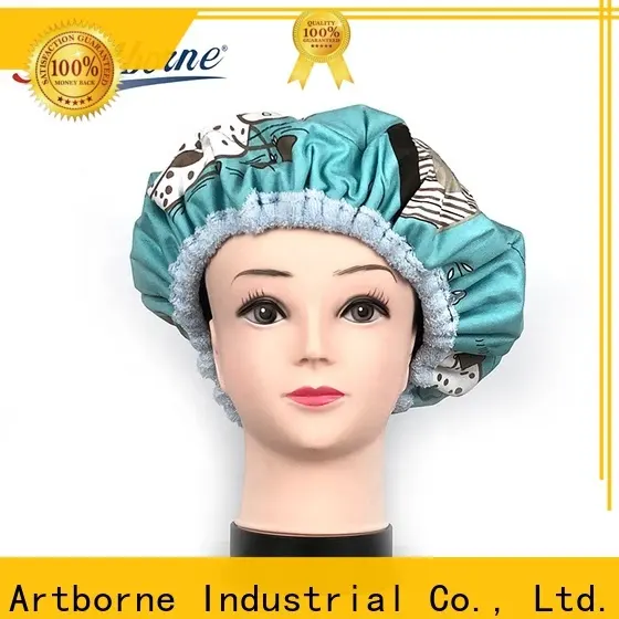 Artborne curling shower cap for women suppliers for hair 1