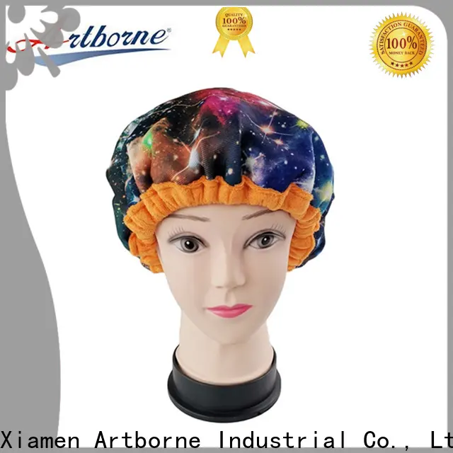 Artborne styling satin cap supply for shower 1