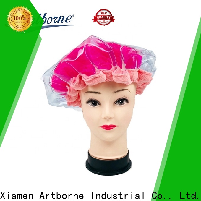 Artborne steam hot head deep conditioning thermal heat cap factory for hair 1