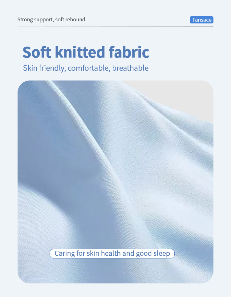 Kvalitet FP-05 Ergonomisk livmorhalspute TPE Ice Cool Memory Foam Pute for Nakke Skulder Smertelindring | JLH Mattress 13