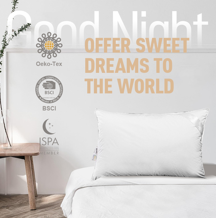 Индивидуально подобранные удобные подушки для сна класса люкс белого цвета 100% высокого качества премиум 5-звездочного отеля из перьев и гусиного пуха 16