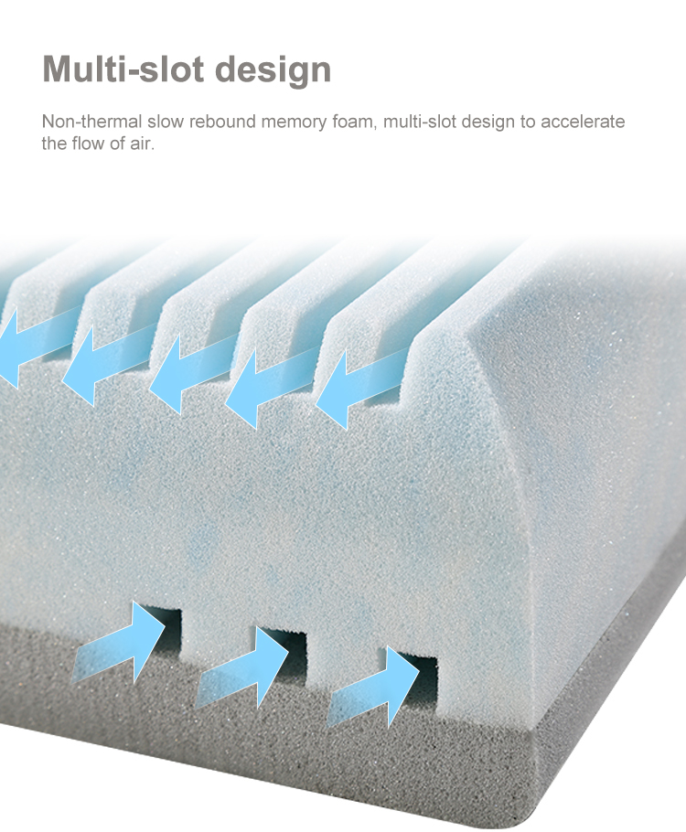 YZT-363 Wholesale Hypoallergenic Rectangle Orthopedic Anti Snore Bamboo Memory Foam Hotel Bedroom Sleeping Pillows 14