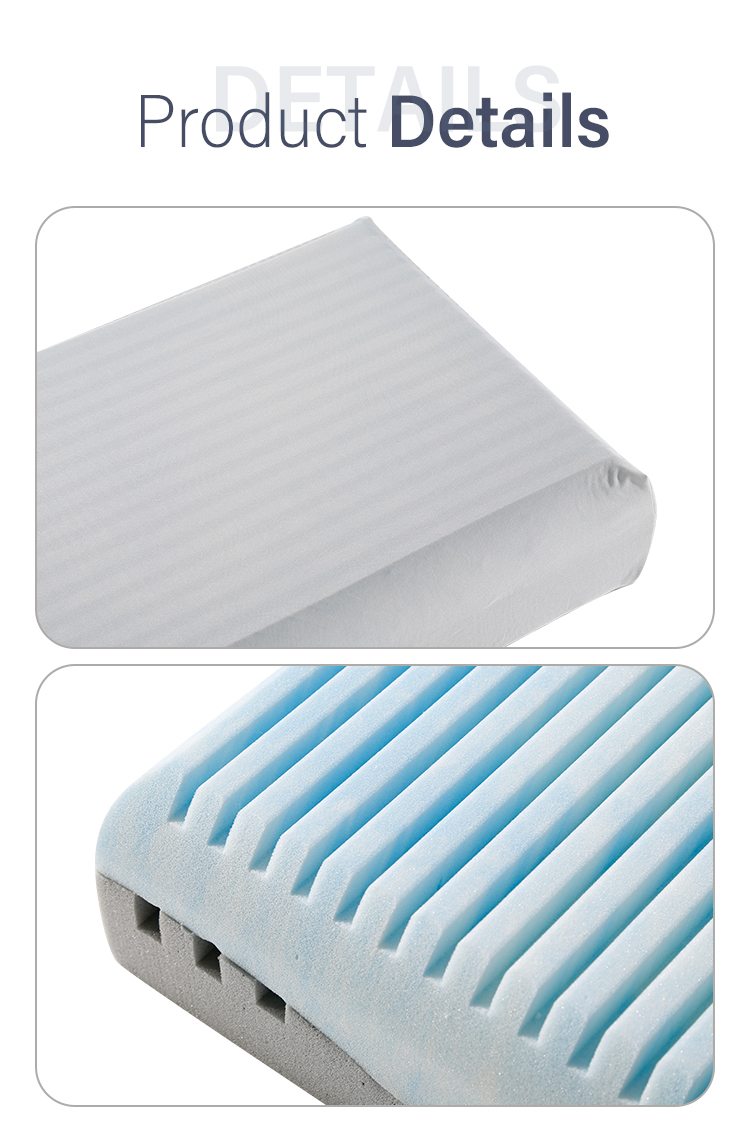 YZT-363 Wholesale Hypoallergenic Rectangle Orthopedic Anti Snore Bamboo Memory Foam Hotel Bedroom Sleeping Pillows 18