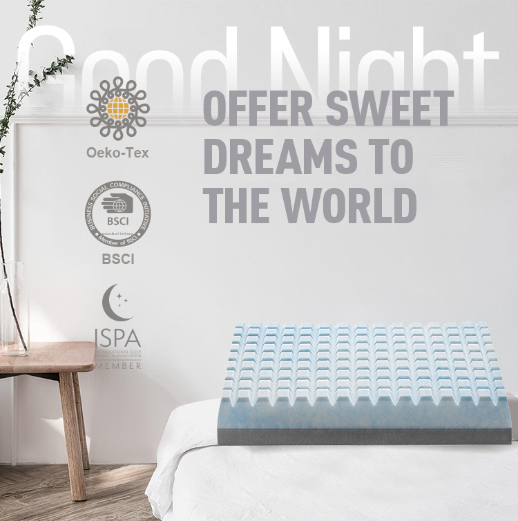 YZT-362 인체공학적 베개 정형외과적 목 지지대 환기 편안한 메모리 폼 베개, 탈착식 커버 포함 16